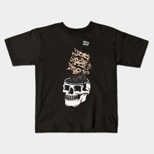 Sea and ship Kids T-Shirt